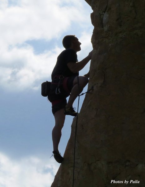 Simon climbing on 5/2/15