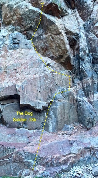 The Dog Soldier 5.13b