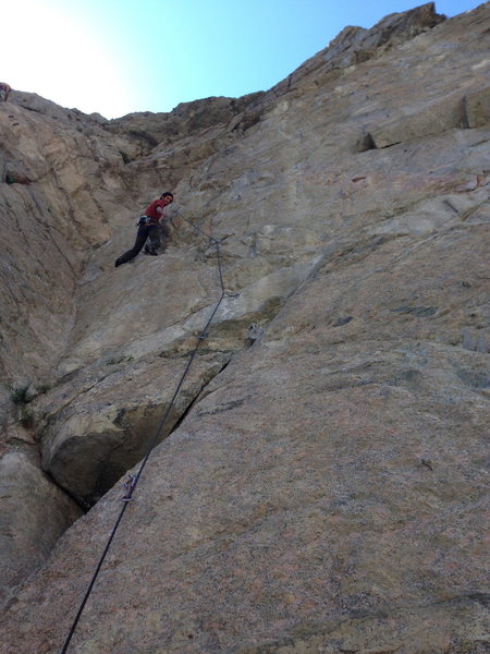 Diego warming up on Delusions, 11b...?