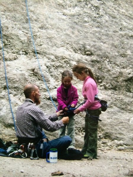 The next generation...Ray Weber with his daughters in the Black Hills!!!