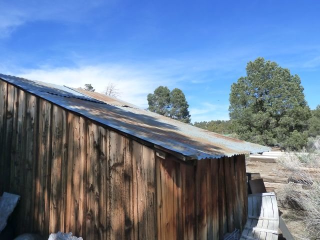 Weathered cabin in Big Bear, San Bernardino Mountains