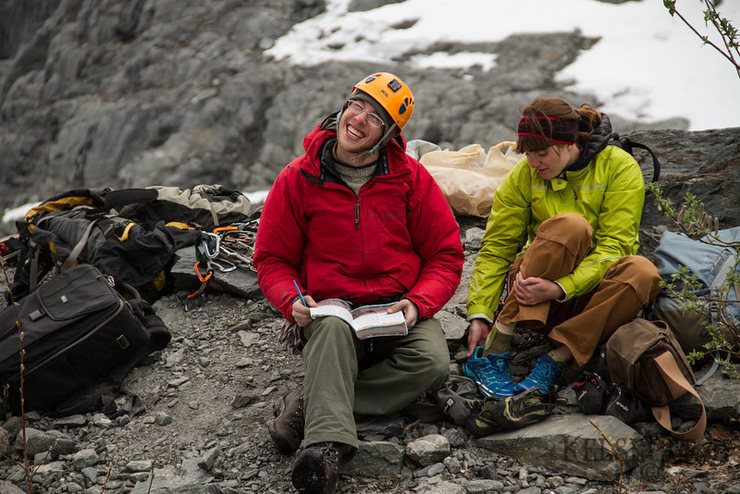 9 Days till the fun begins at rock fest! We are headed back to the crag with picks and shovels build more approach trails and belay pads. This should keep everyone smiling like Lang :)