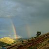 double rainbow red rocks colorado