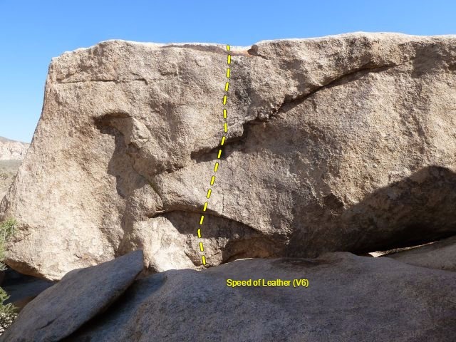 Speed of Leather (V6), Joshua Tree NP