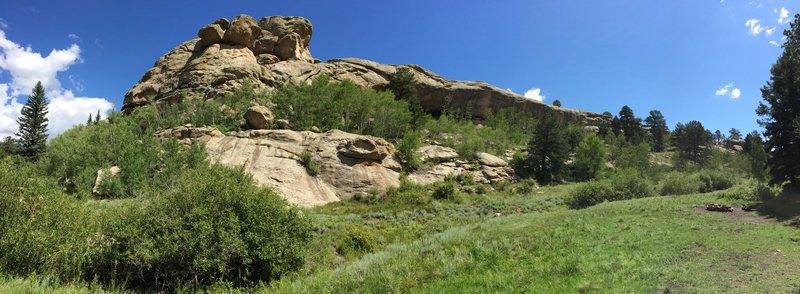 Anyone recognize this crag? It is just outside the canyon off of Wagon Tongue Gulch.
