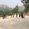 Mountain biking in 北京后花园 后白虎涧 Changping Mountain Park, Changping district, Beijing, P. R. China.
