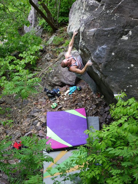 The last move onto the juggy finish.