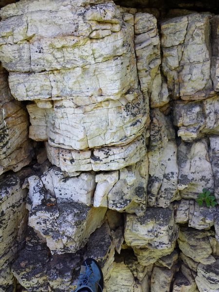Upper part of the climb