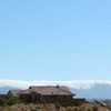 Clouds spilling over the top of San Bernardino Mountains near Hesperia, High Desert