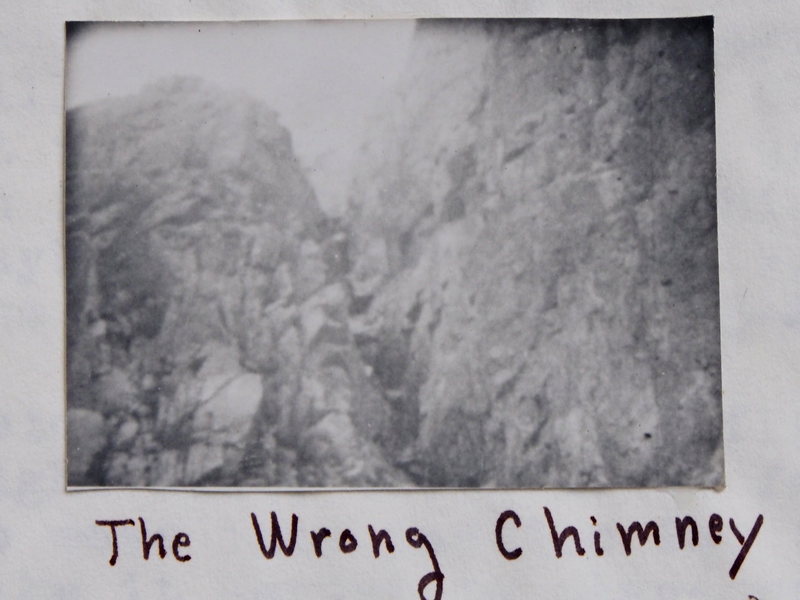 Lower Section of "The Wrong Chimney", B&W photo, circa late 1960's