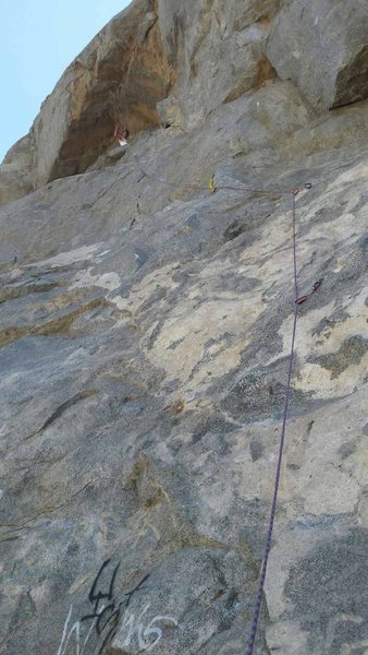 Fun climb, close bolts make for easy lead exp.