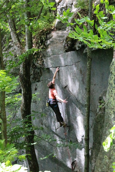 Sticking the crux