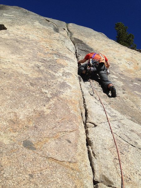 Start of the climb.