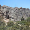 The Corpse Wall at Saddle Peak.