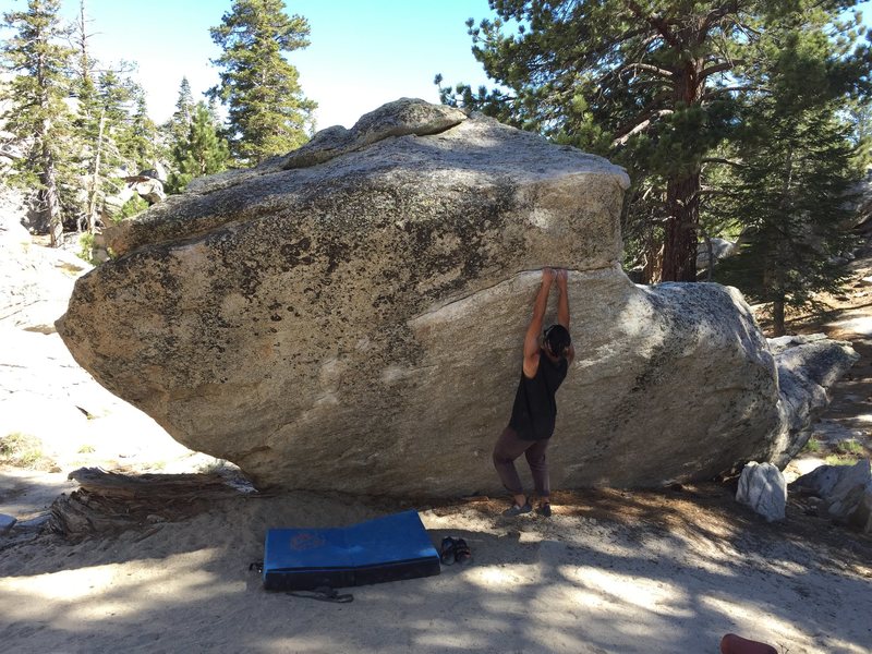 The boulder at a diff angle