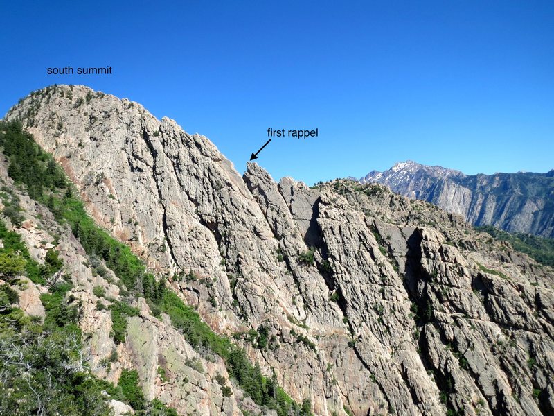 upper geurt's ridge, as seen from top of west slabs