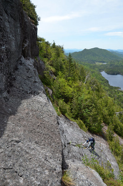 Wine Bottle Slide (cliff #1).