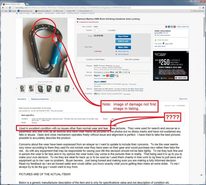 Slightly Paintshopped screenshot of actual Ebay listing. (Not original listing, which was modified a bit after I first contacted the seller.)