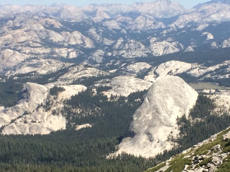The backside of Fairview from Cathedral peak. This could prove useful to some descending off of fairview.