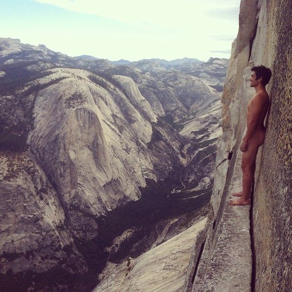 First Naked "Free-solo" on Half Dome