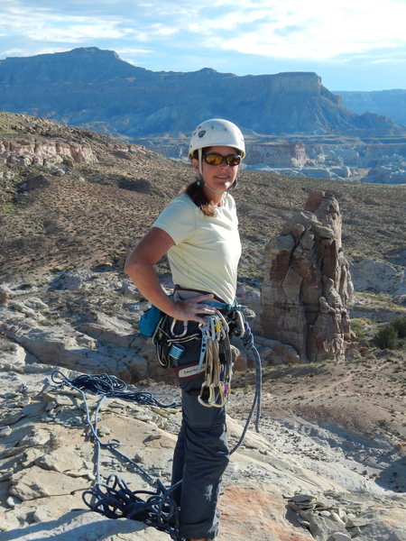 Phyllie on summit.