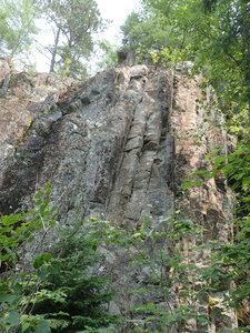 Hanging Chad; center of photo with bolts
