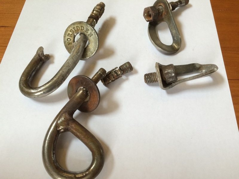 Old Metolius design from the '80s and an 8mm allen head drop-in bolt.
