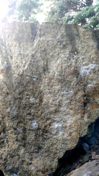 I wish I could of gotten the whole boulder in but what can I say this guy is huge!