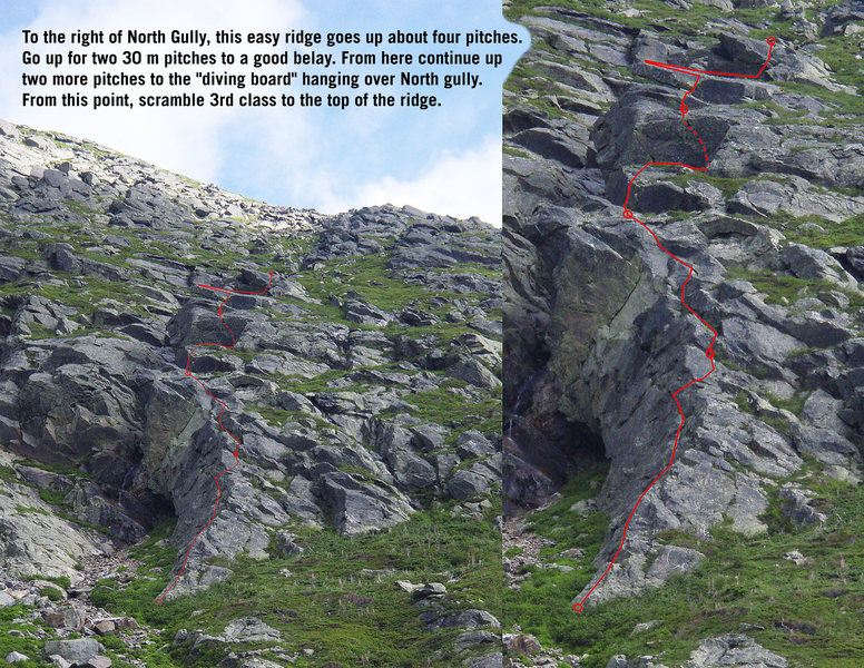 Route with four pitches.<br>
I found this photo on the web, but cannot find the source anymore.<br>
<br>