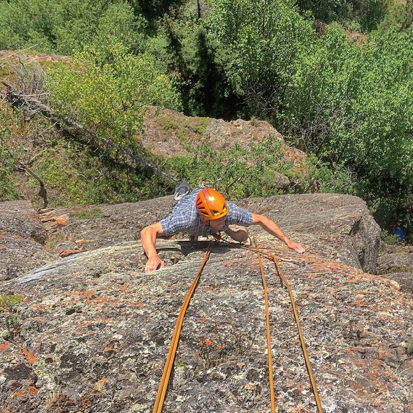 Todd nearing the top of the Son Volt Arete