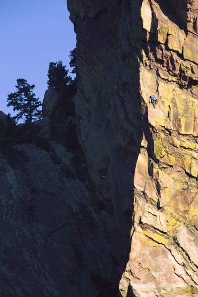 Early morning Naked Edge solo.<br>
<br>
Photo by Kevin Kiechmenn.