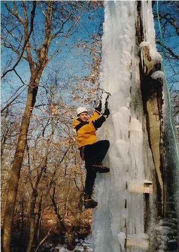 TOM AND I BUILT THIS ICEWALL IN HIS BACKYARD IN HOWELL NJ IN 1997.