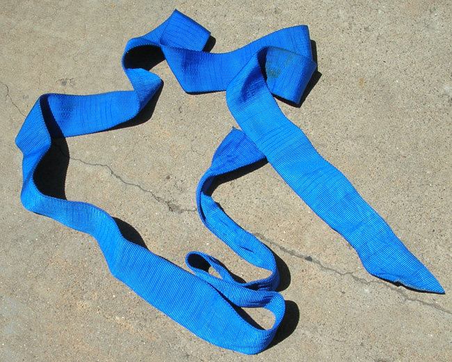 Swami belt, circa 1971, 2 wraps and you would have to have a 30" waist.
