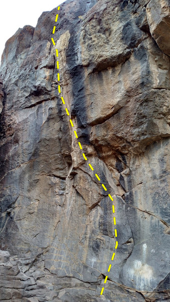 the scooped wall with the unnamed 5.12