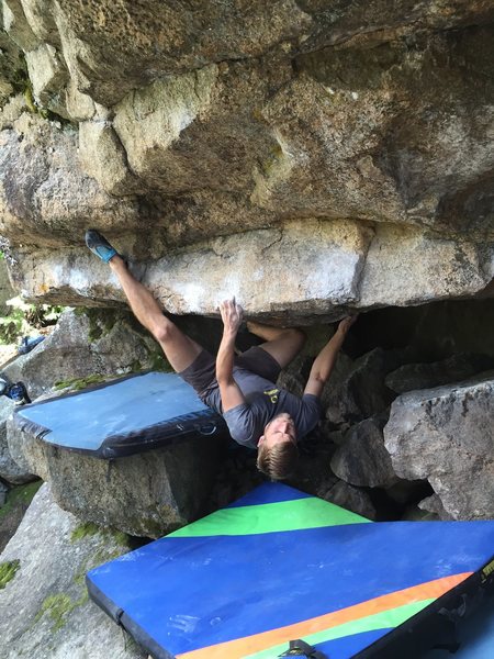 At the start of Bankhead, V8 (the stand start).