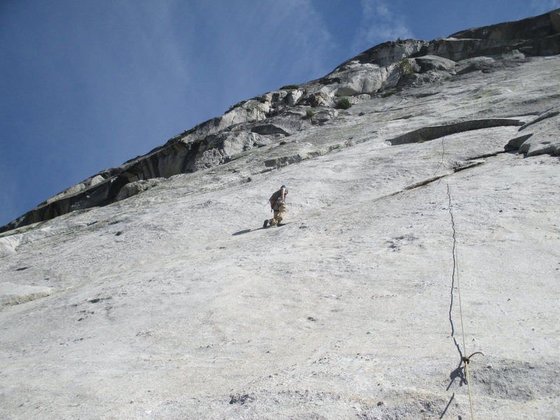One of several toprope routes on Small Arch Left Side.