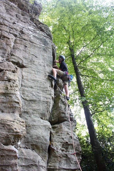 Rock Climb Paraplegic Power, Red River Gorge