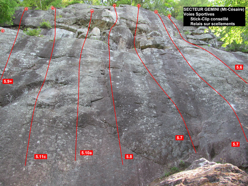 Topo-photo from the website of the Parc Régional de Val David-Val Morin