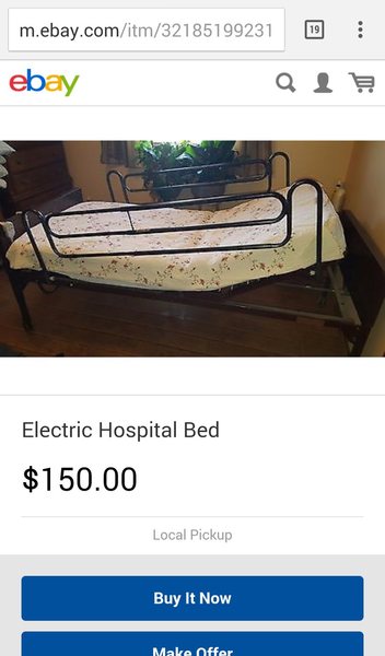 Hospital Bed - $150