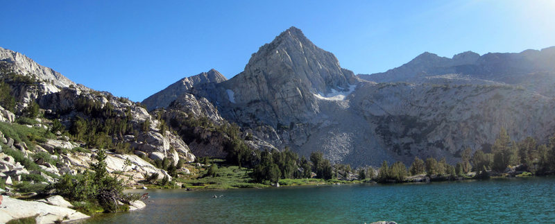 View south from Lower Treasure Lakes - probably the most scenic spot for the shortest hike on the east side.
