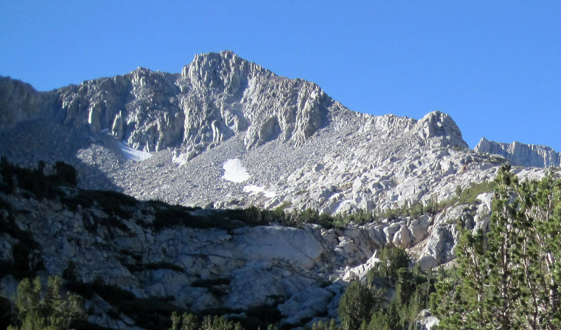 Northwest Ridge is the right skyline.