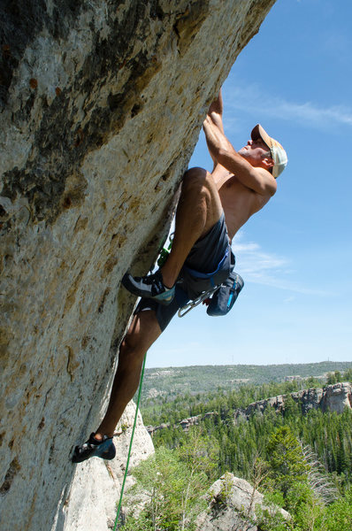 Trudeau flying through the crux
