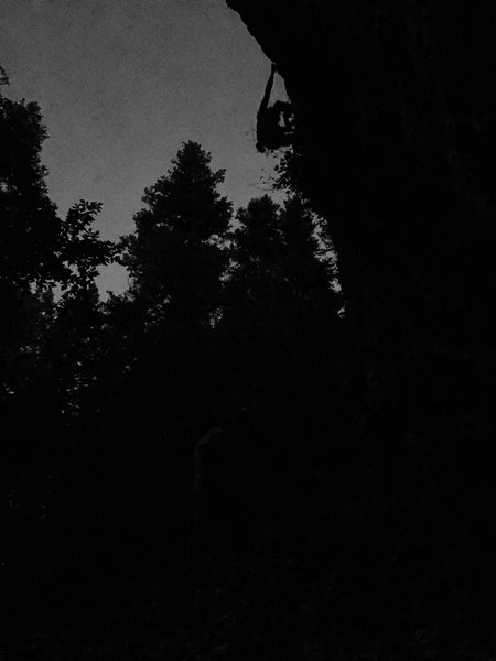 Dan Christopherson cleaning in the dark