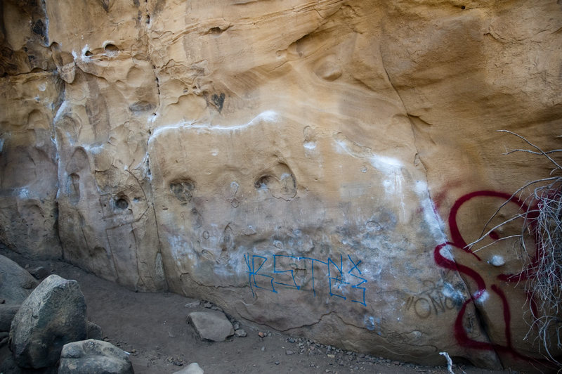 Sculpture Crack Traverse, a greasy mess.