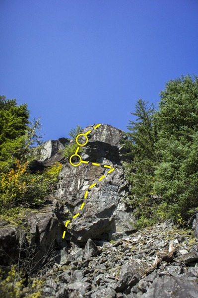View of the whole route