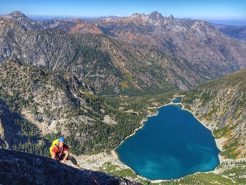 You can't beat the views from belays.