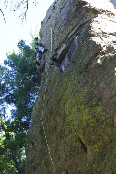 James warming up on a beautiful September Sunday.