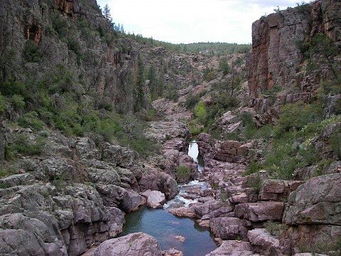 http://www.merelyafleshwound.com/canyoneering/arizona/christopher-creek/