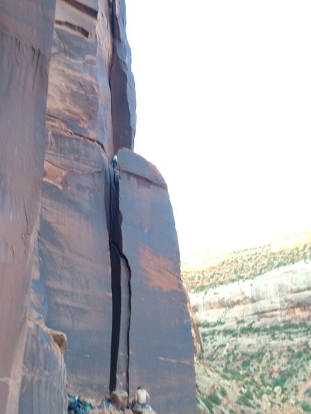 Full View of the Crack