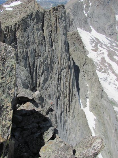 Route follows right skyline
